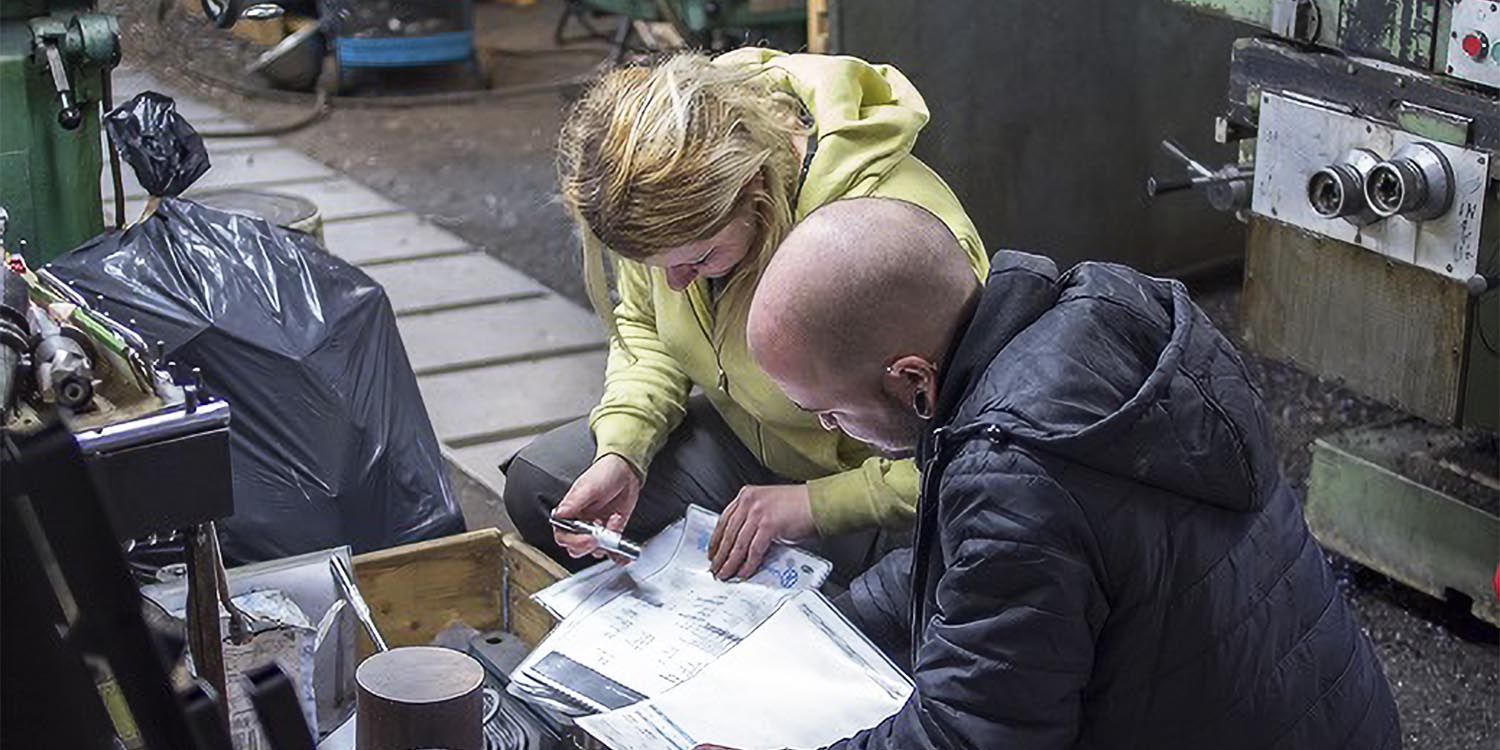 Ställde om bondgården till verkstadsföretag